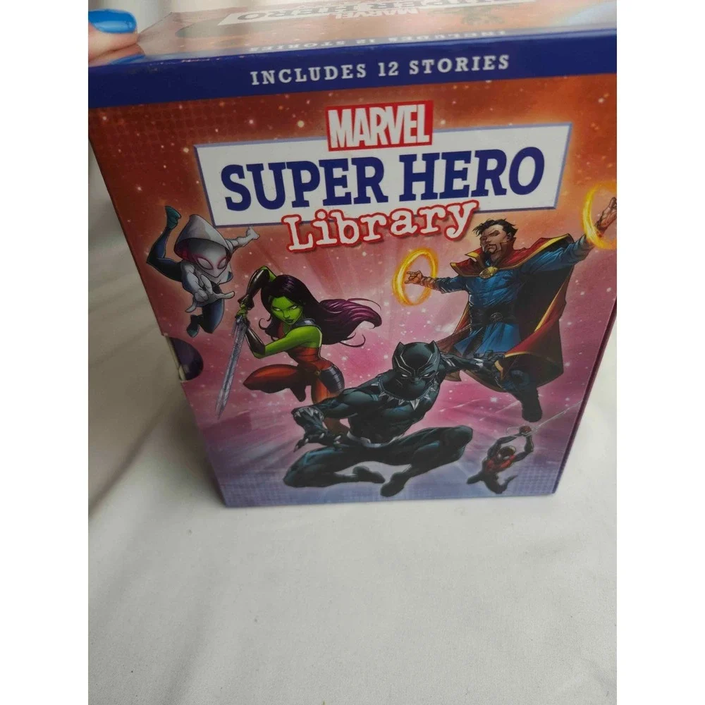 Marvel Super Hero Library 12 Storybook Boxed Set Childrens Books Collection Kids